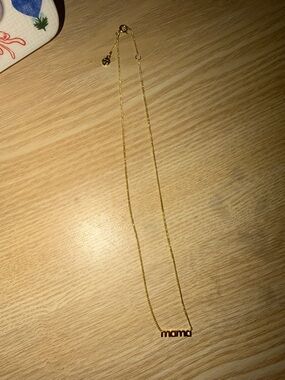 Gold "mama" Pendant Necklace Gorjana - Women Jewelry